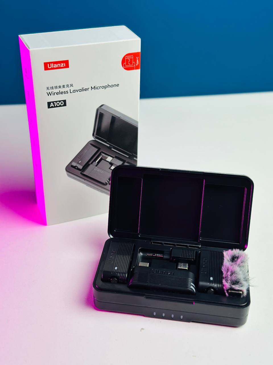 Ulanzi A100 Wireless Lavalier Microphone